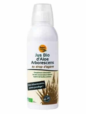 Aloe Arborescens bio au Sirop d’Agave – 500 ml