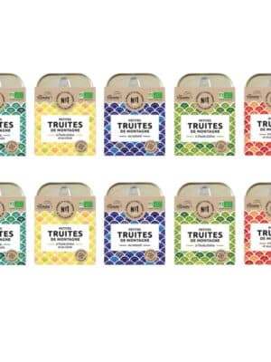 Lot de 10 Truites de montagne Gamme écologique La Truitelle (10 x 100g)