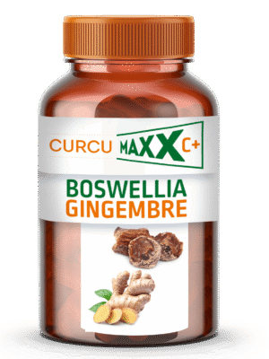 Pilulier Curcumaxx C+ Boswellia & Gingembre 60 gélules, association de plantes pour accompagner naturellement le confort et la souplesse des articulations.