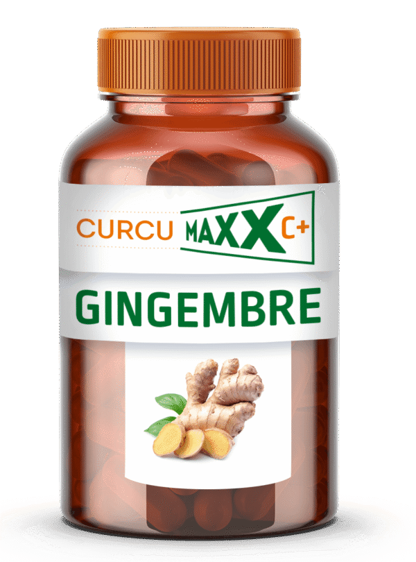 Pilulier Curcumaxx C+ Gingembre 60 gélules, complément alimentaire à base de gingembre pour soutenir naturellement le confort articulaire et la mobilité.