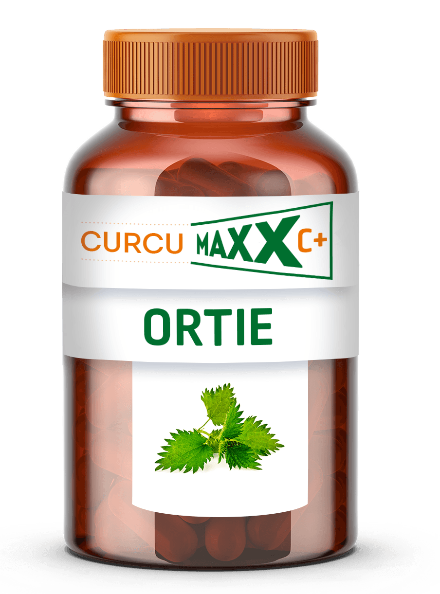 Pilulier Curcumaxx C+ Ortie 60 gélules, complément alimentaire à base d'ortie destiné à accompagner naturellement le bien-être des articulations.