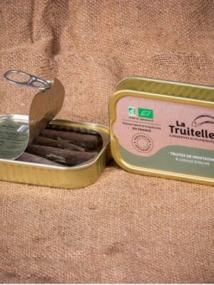 Truites de montagne à l'huile d'olive (pack de 4 conserves)