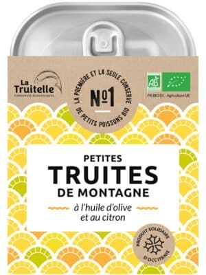 Truites de montagne à l'huile d'olive et au citron – Boîte individuelle