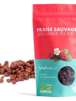 Fraise sauvage séchée entière bio des Alpes Dinariques