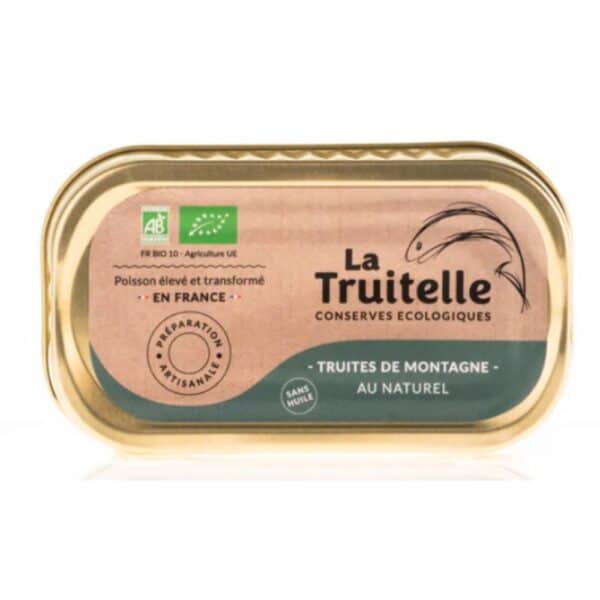 Truites de montagne au naturel - Pack de 10 conserves