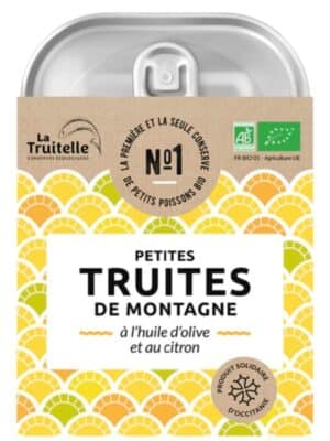 Truites de montagne à l'huile d'olive et au citron - Pack-eco de 10 conserves