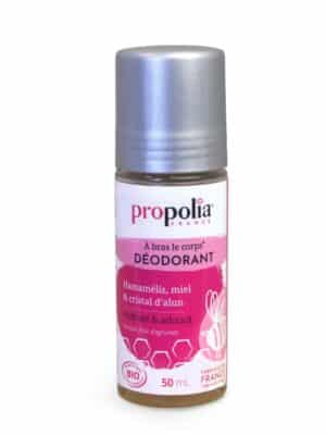 Propolia – Déodorant certifié Bio - Miel, Hamamélis & Cristal d’Alun