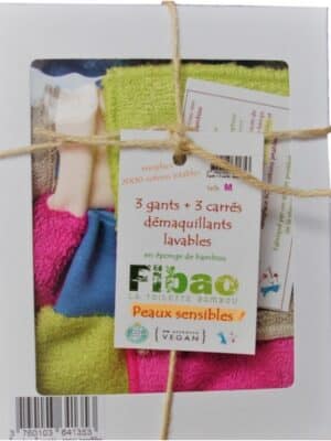Kit Éco – 3 Gants + 3 Carrés Démaquillants Lavables