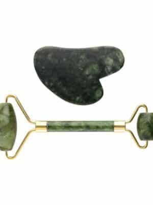 Coffret Rouleau de Jade + Gua Sha – Rituel beauté anti-âge