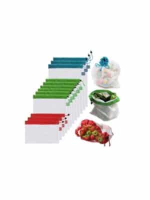 12 Sacs Vrac Fruits et Légumes Réutilisables