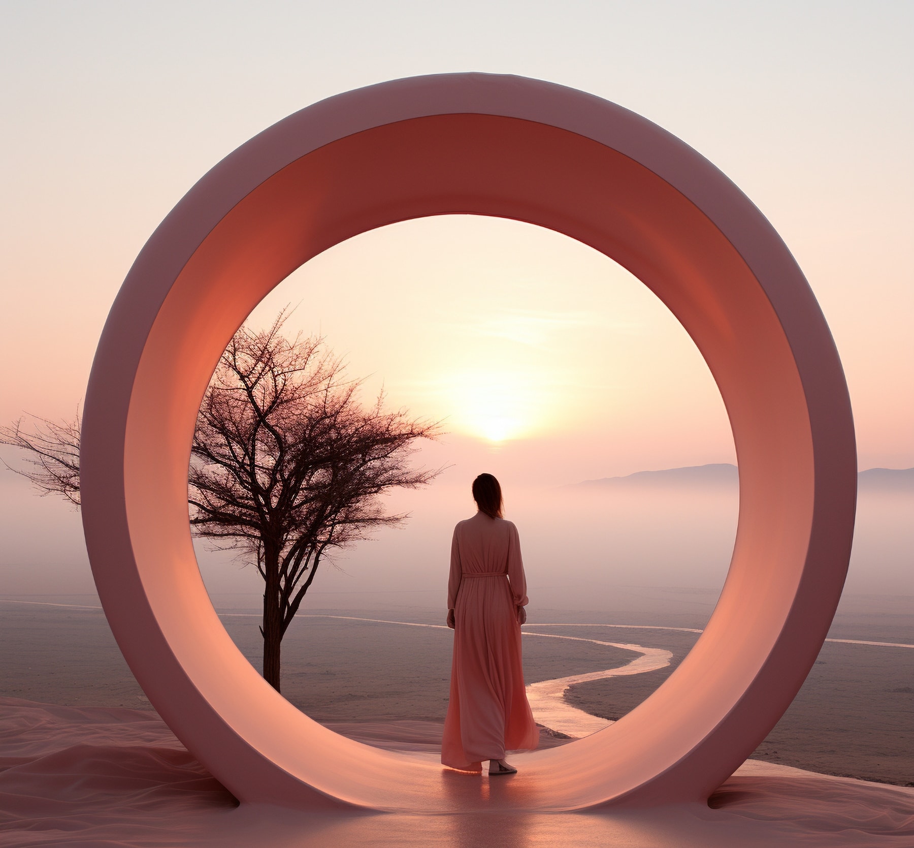 Illustration symbolique des chakras et de l’équilibre énergétique du corps humain