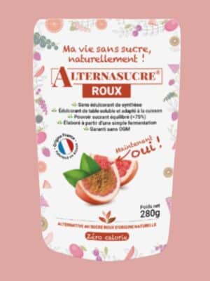 Alternasucre roux 280g – Édulcorant naturel sans calories & IG bas