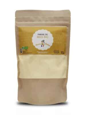 Farine de maïs bio – 500g (sans gluten, origine France)