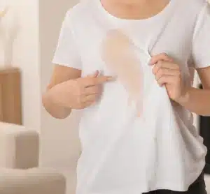 Tache de graisse sur t-shirt blanc – enlever une tache naturellement