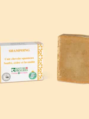 Viuel du produit Shampoing solide pour cuir chevelu squameux au soufre (répulsif animaux)