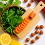 salade de carottes au cresson avec noisettes grillées et citron — recette fraîche et vitaminée