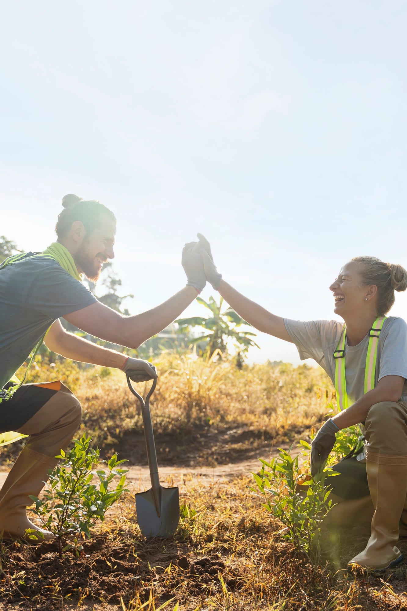 Agriculteurs engagés dans une filière de plantes aromatiques biologiques