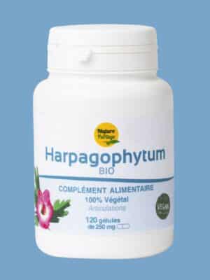 Flacon d’Harpagophytum bio 120 gélules Nature & Partage – confort articulaire – zéro gâchis