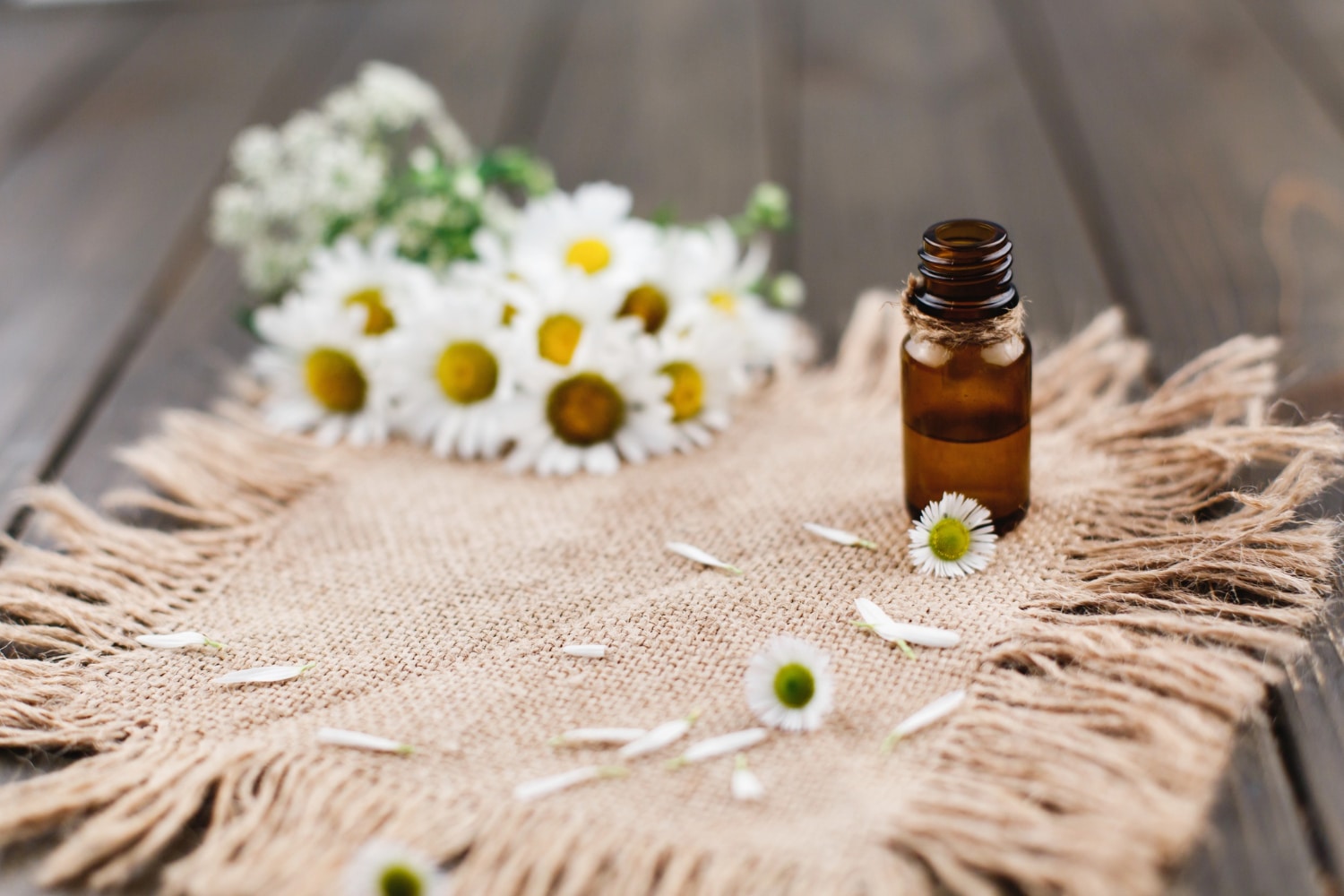 Hydrolat de camomille et soins naturels pour apaiser la peau après l’épilation