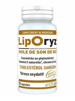 Boîte Liporyz LT Labo – complément huile de son de riz et phytostérols pour aider à réguler le cholestérol