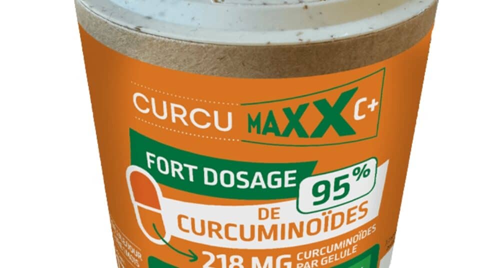 CurcumaXX C+ bio 30 gélules curcuma haute assimilation 95 pourcent curcuminoïdes