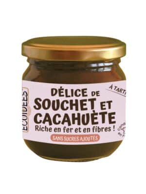 tartinade bio souchet cacahuete ecoidees pot 200 g