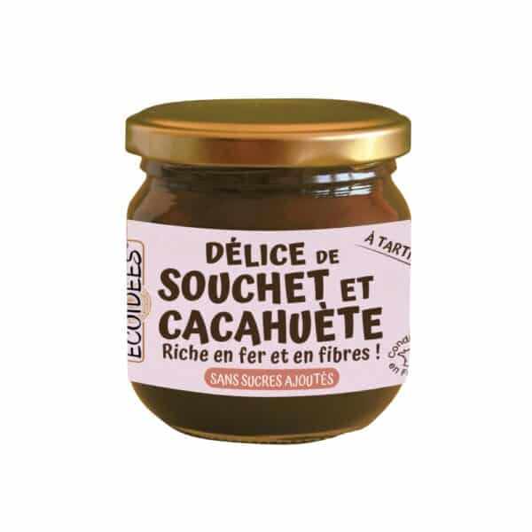 tartinade bio souchet cacahuete ecoidees pot 200 g