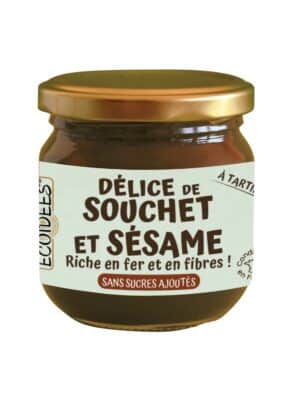 tartinade bio souchet sesame ecoidees pot 200 g