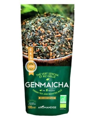 genmaicha bio japon the vert sencha riz grille aromandise