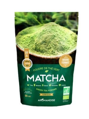 poudre de thé vert matcha bio aromandise origine japon uji