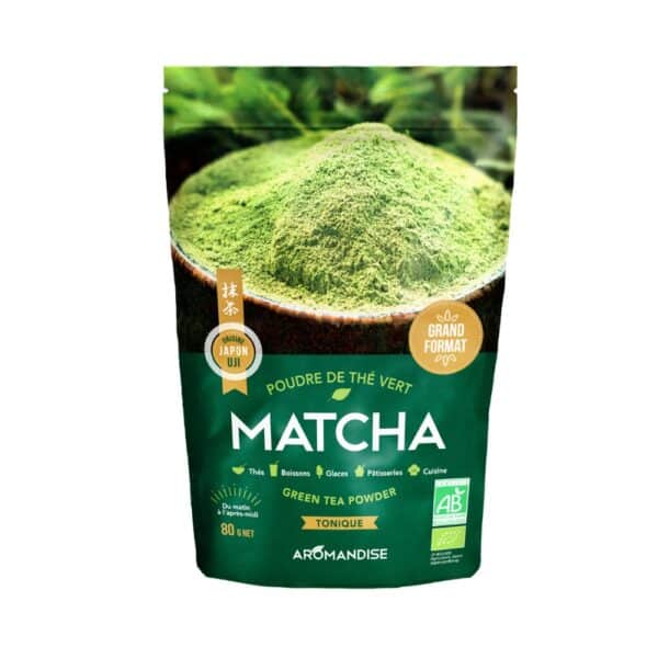 poudre de thé vert matcha bio aromandise origine japon uji