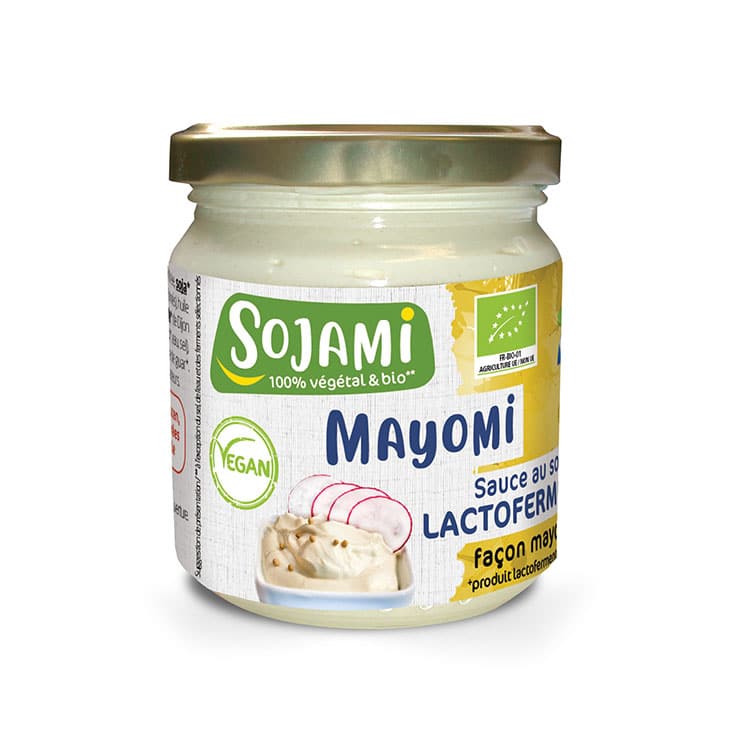 Mayomi sauce végétale façon mayonnaise au soja lactofermenté bio Sojami