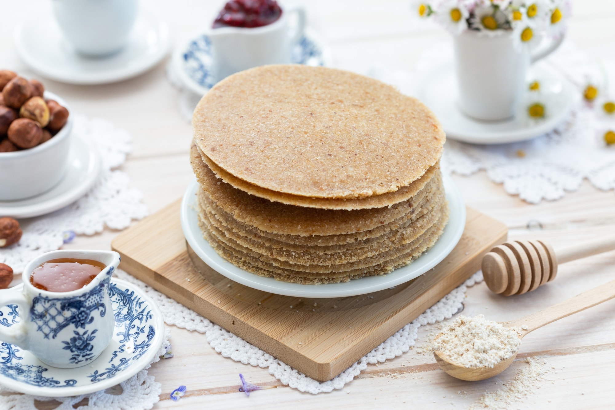 pancakes maison a la farine de souchet