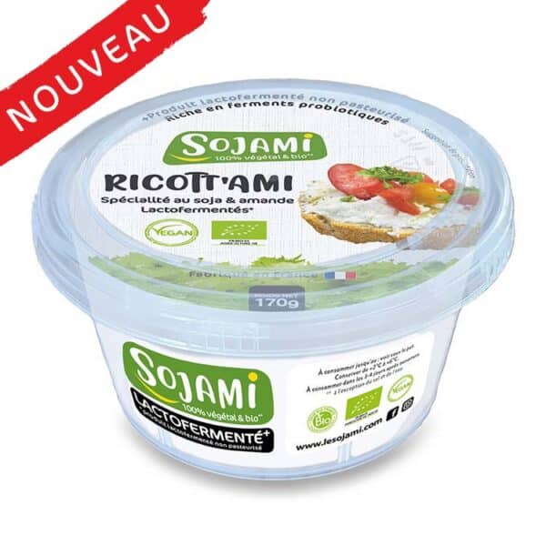 Ricott’ami alternative végétale fermentée au soja et amande