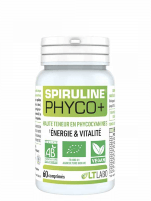 Spiruline Bio Phyco+ LT Labo en comprimés riches en phycocyanine pour énergie et vitalité