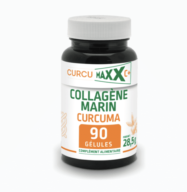 Complément alimentaire collagène marin et curcuma Curcumaxx en gélules