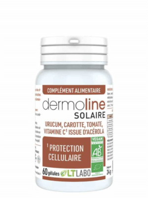 complément solaire bio Dermoline gélules urucum carotte tomate protection cellulaire