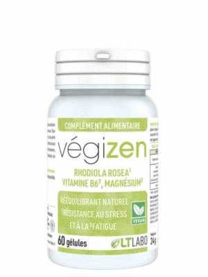 complement alimentaire anti stress naturel rhodiola magnesium vitamine B6 vegizen LT Labo