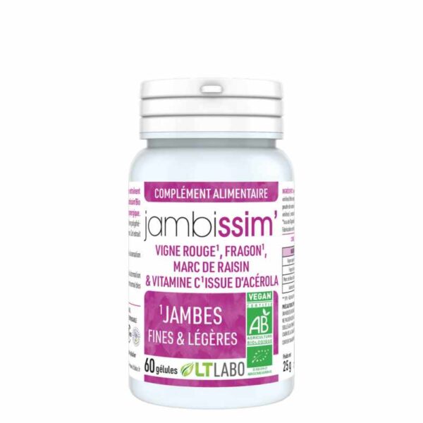 Jambissim Bio LT Labo complément alimentaire bio pour jambes légères et confort circulatoire