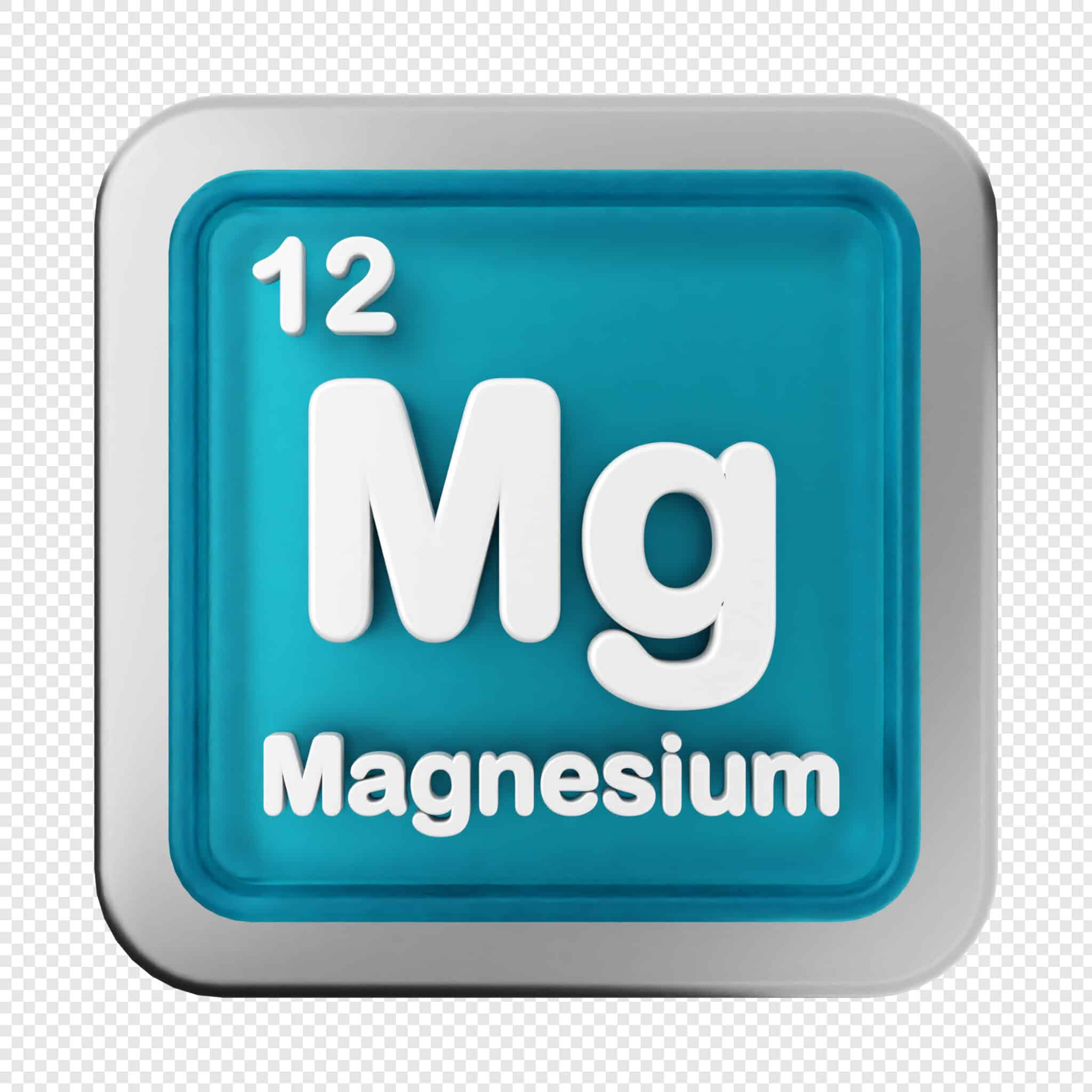 Symbole du magnésium illustrant son rôle essentiel dans le fonctionnement de l'organisme.