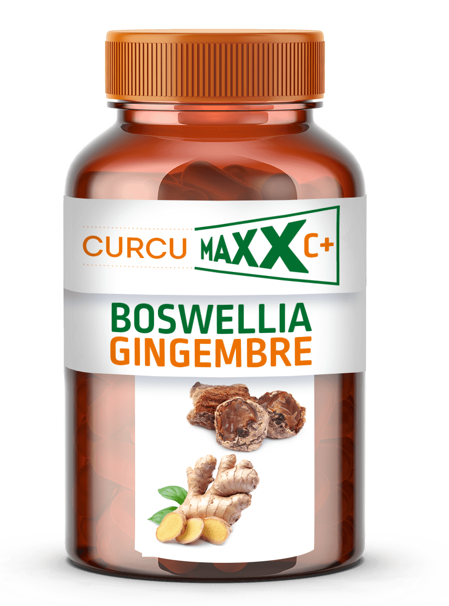 Pilulier Curcumaxx C+ Boswellia & Gingembre 60 gélules, association de plantes pour accompagner naturellement le confort et la souplesse des articulations.