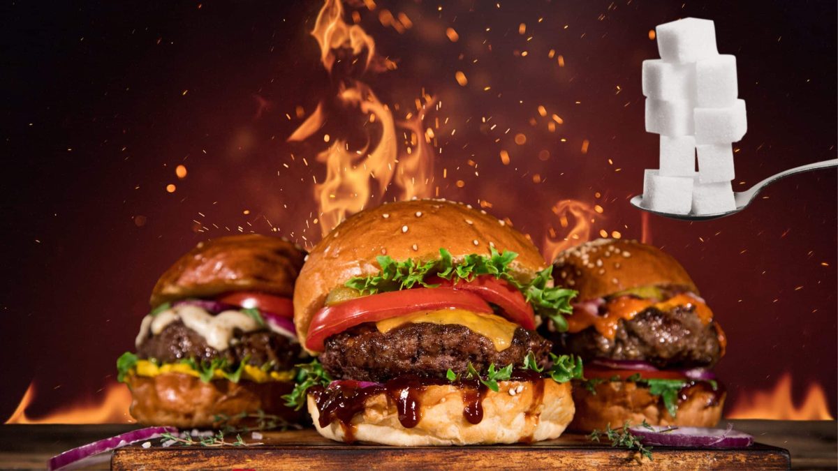 Votre burger… avec sucre caché