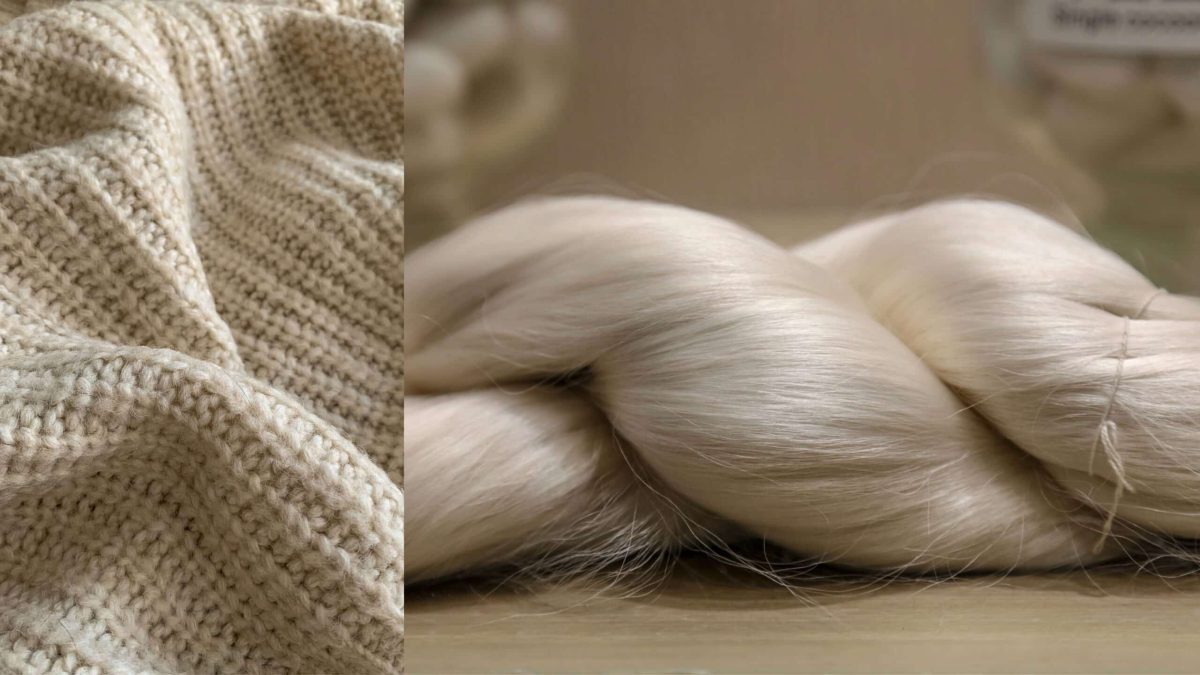 Textiles délicats : laine et soie — prudence avec le vinaigre, préférer un savon doux